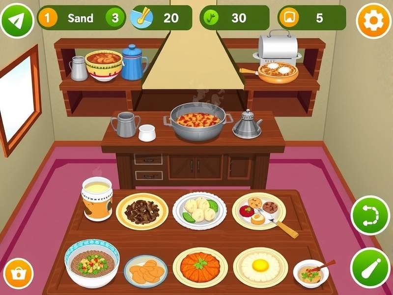 Player Cooking Multiple Dishes in Tamil Nadu Idli Dosa