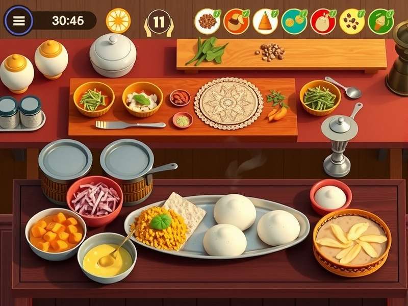 Community Tournament Event in Tamil Nadu Idli Dosa